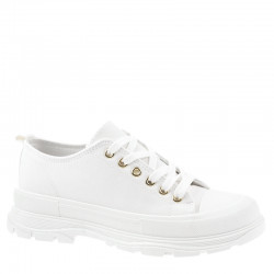 Białe niskie trampki...