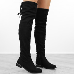 Czarne kozaki damskie za...