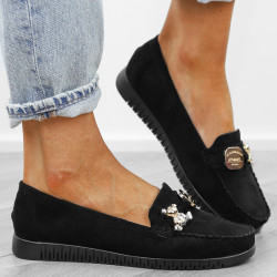 Czarne mokasyny damskie...
