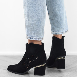 Czarne botki damskie...