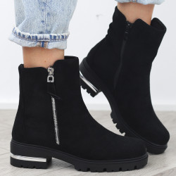 Czarne botki damskie...