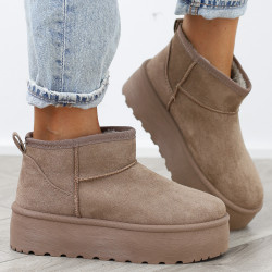 Beżowe brązowe damskie...