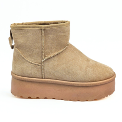 Brązowe śniegowce damskie...