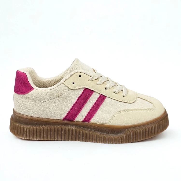 damskie-bezowe-sneakersy-vintage-rozowe-buty-sport