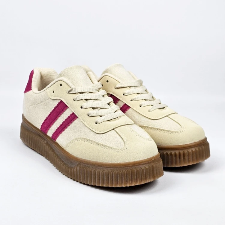 damskie-bezowe-sneakersy-vintage-rozowe-buty-sport