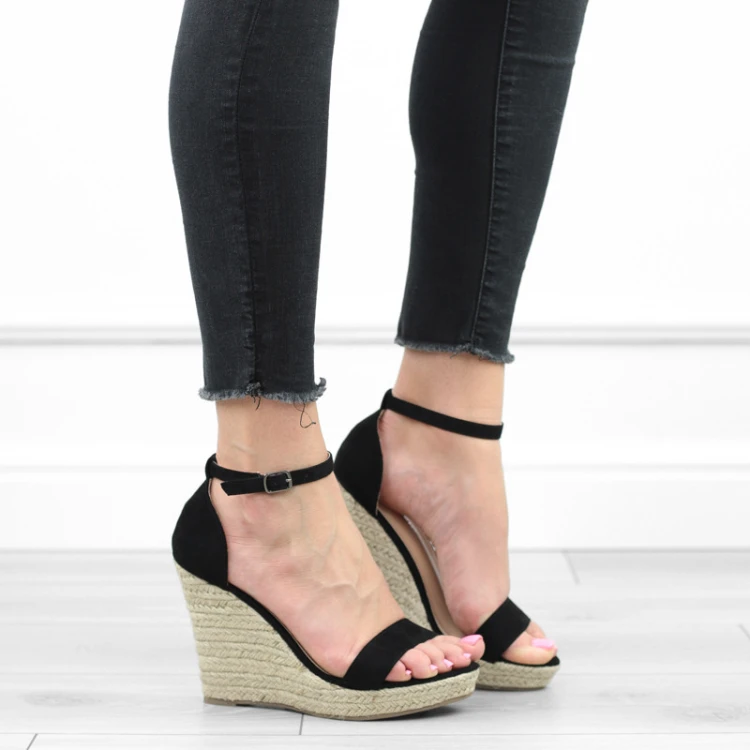 czarne-sanday-damskie-espadryle-na-koturnie-wygodn