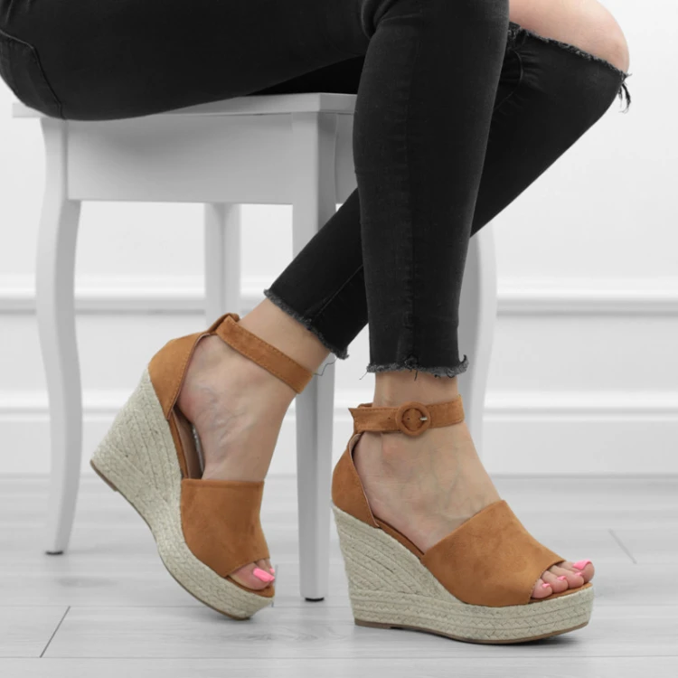 brazowe-sanday-damskie-na-koturnie-espadryle-wygod