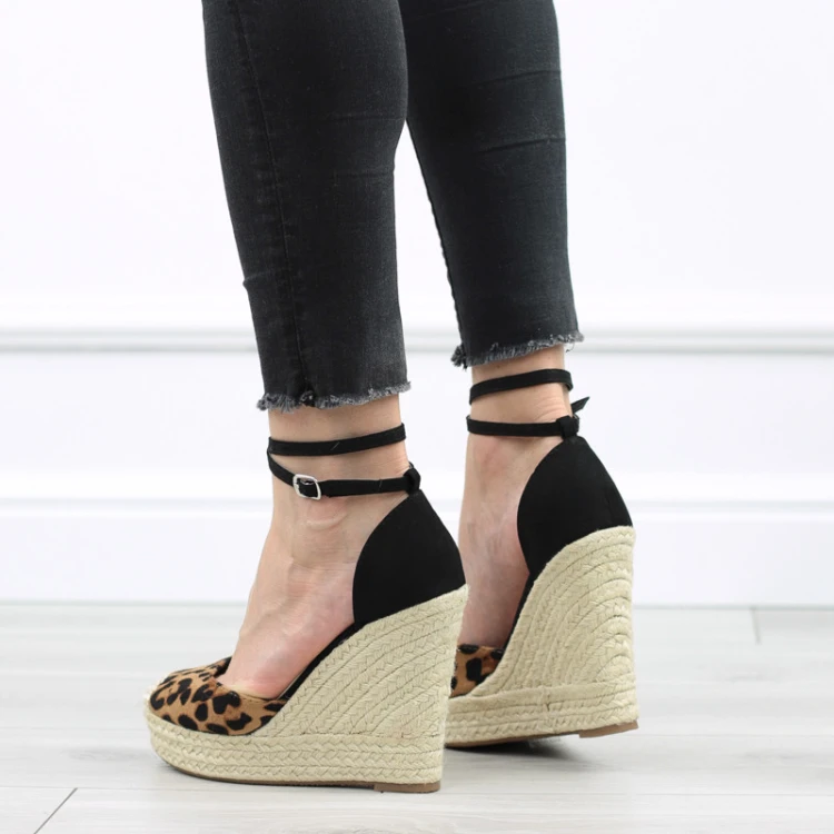 czarne-sanday-damskie-na-koturnie-wysokie-espadryl