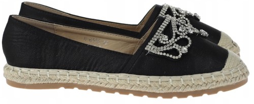 czarne-espadryle-damskie-cyrkonie