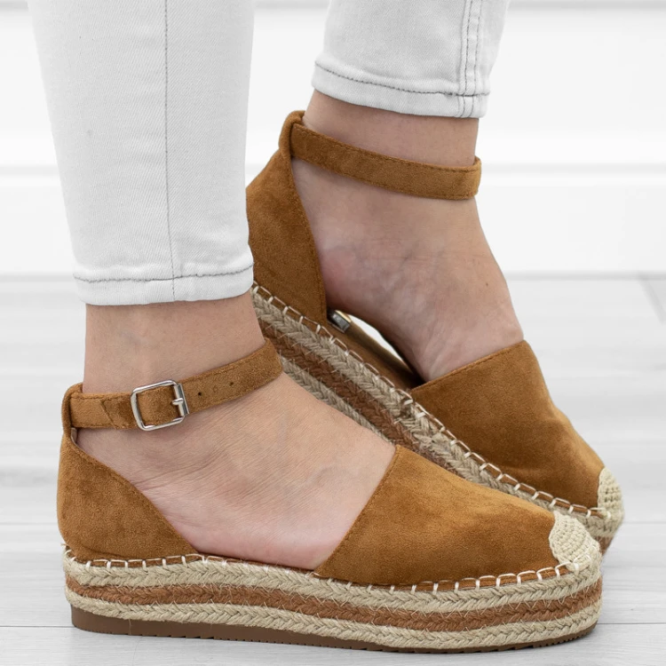 brazowe-espadryle-damskie-sanday