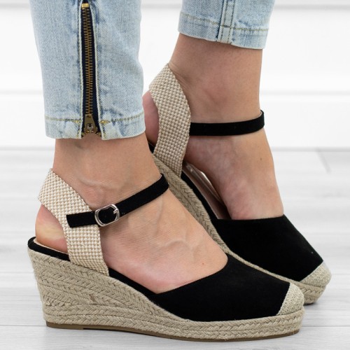 czarne-sanday-damskie-na-koturnie-wygodne-espadryl