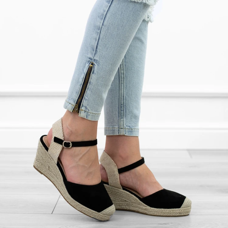 czarne-sanday-damskie-na-koturnie-wygodne-espadryl