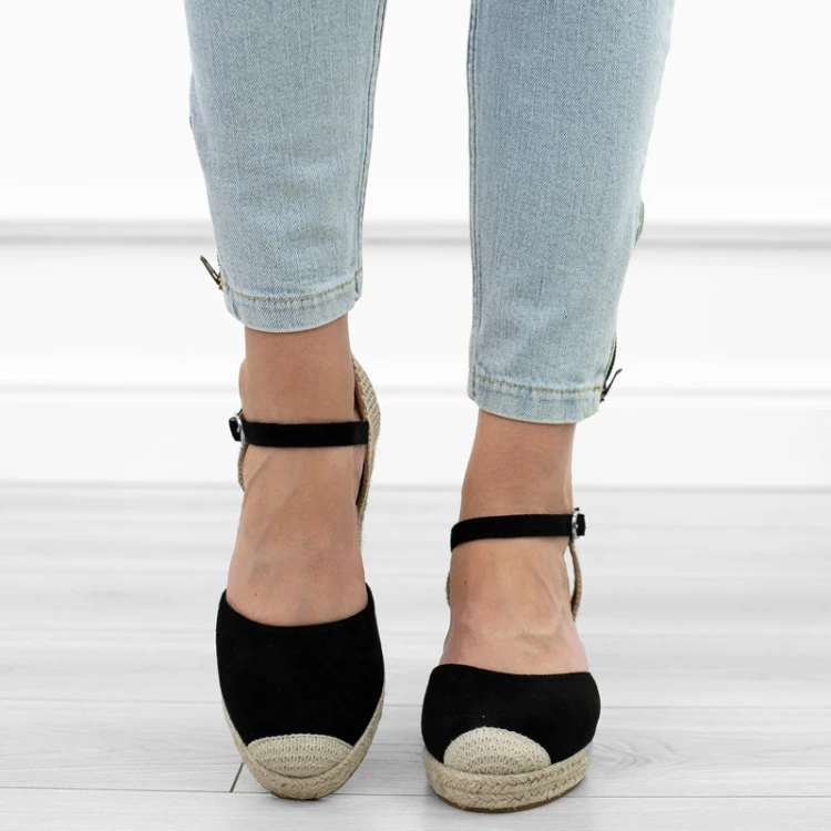 czarne-sanday-damskie-na-koturnie-wygodne-espadryl