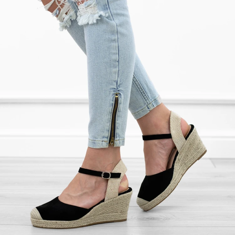 czarne-sanday-damskie-na-koturnie-wygodne-espadryl