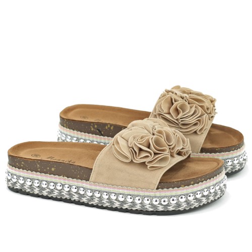 bezowe-klapki-damskie-boho-wsuwane-paskie-korkowe-