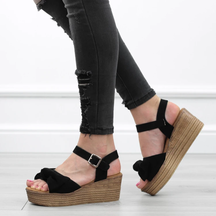 czarne-sanday-damskie-na-koturnie-wygodne-espadryl