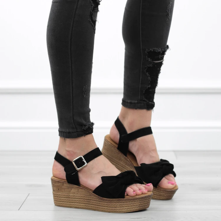 czarne-sanday-damskie-na-koturnie-wygodne-espadryl