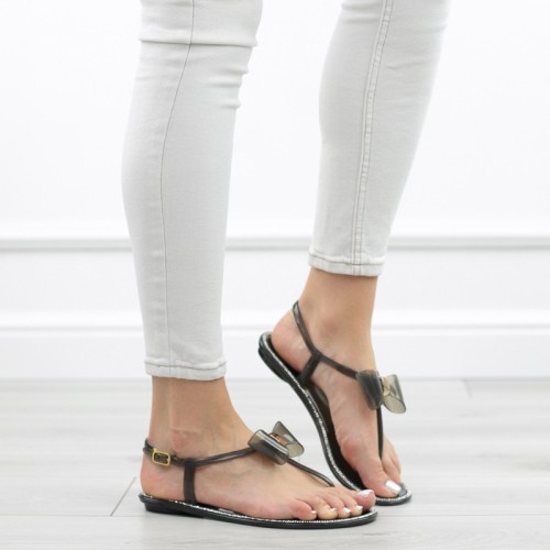 czarne-paskie-sanday-damskie-transparentne-japonki