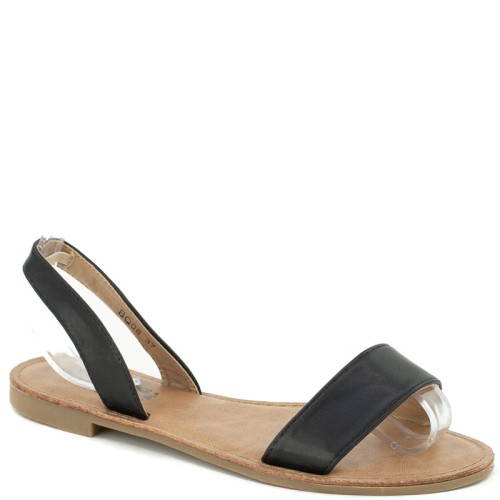 czarne-sanday-damskie-minimalistyczne-paskie-na-gu