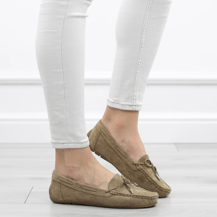 bezowe-khaki-mokasyny-pobuty-damskie-zamszowe-wygo