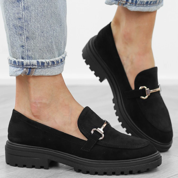 czarne-pobuty-damskie-mokasyny-loafersy-zamszowe-w