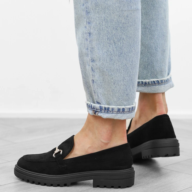 czarne-pobuty-damskie-mokasyny-loafersy-zamszowe-w