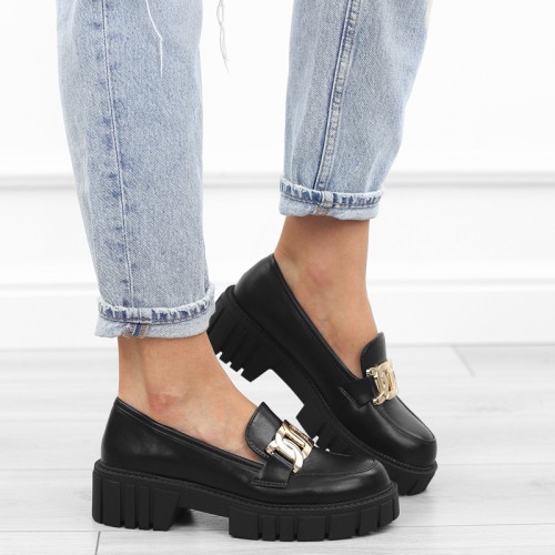 czarne-pobuty-loafersy-damskie-wygodne-paskie-eleg