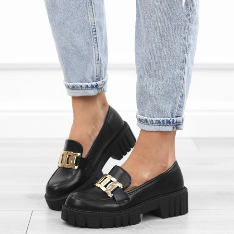 czarne-pobuty-loafersy-damskie-wygodne-paskie-eleg
