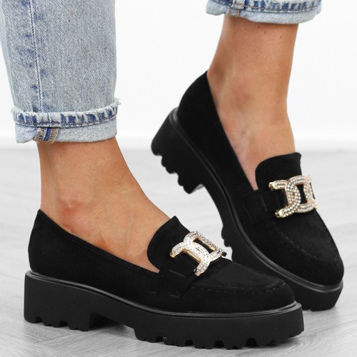 czarne-pobuty-loafersy-damskie-zamszowe-paskie-ele