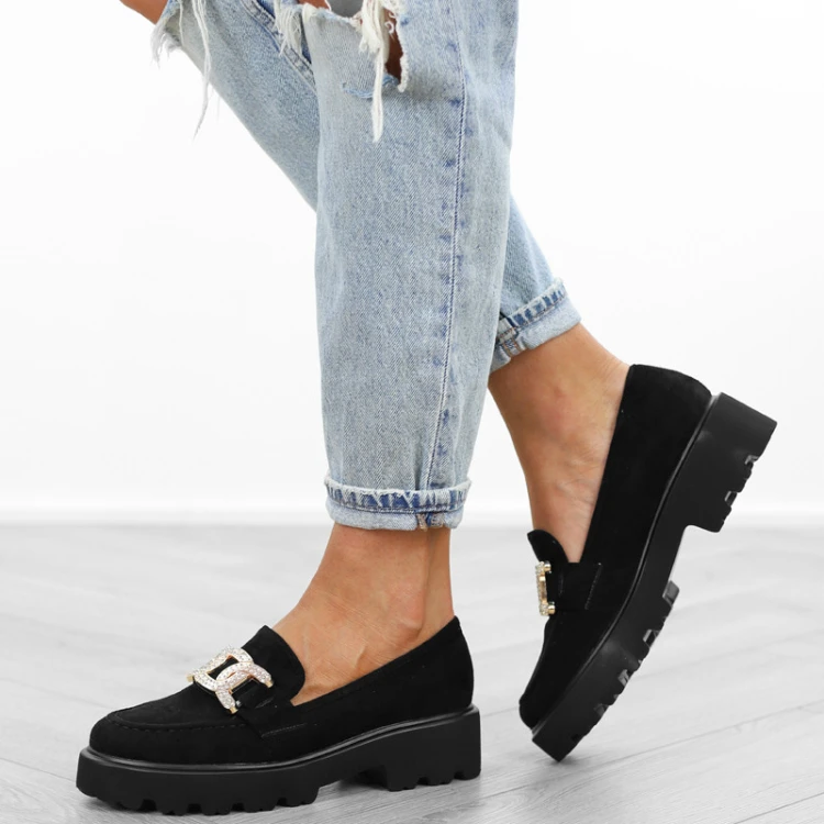 czarne-pobuty-loafersy-damskie-zamszowe-paskie-ele