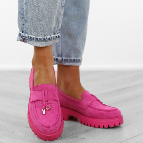 rozowe-loafersy-mokasyny-pobuty-damskie-zamszowe
