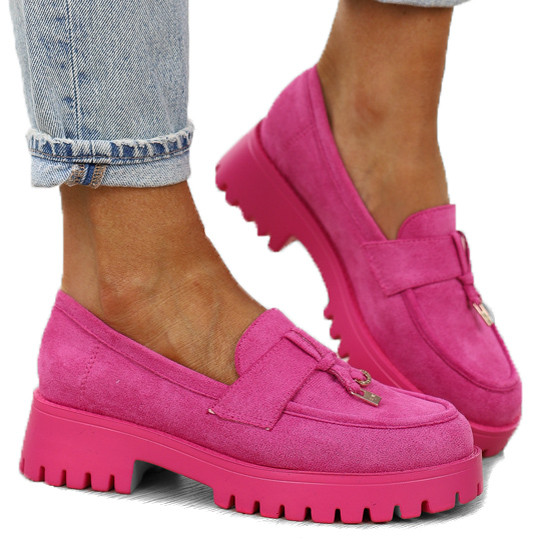 rozowe-loafersy-mokasyny-pobuty-damskie-zamszowe