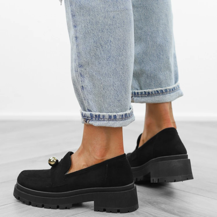 czarne-loafersy-mokasyny-pobuty-damskie-zamszowe