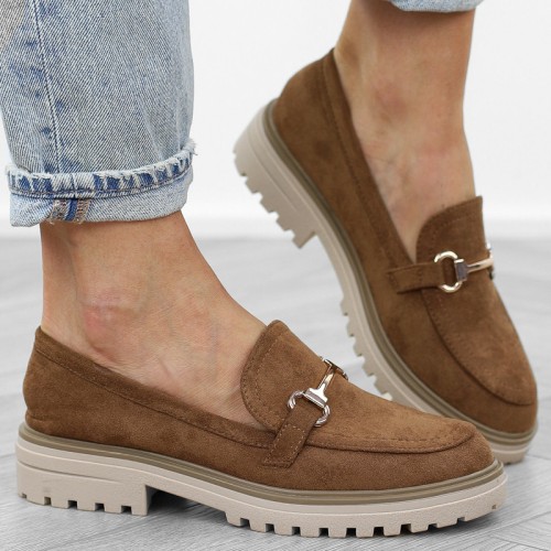 brazowe-pobuty-loafersy-mokasyny-damskie-zamszowe-