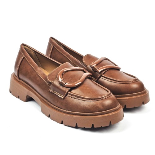 brazowe-czekoladowe-loafersy-damskie-na-paskiej-po