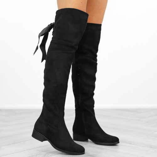 czarne-kozaki-damskie-ocieplane-za-kolano-zamszowe