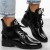 czarne-botki-ocieplane-damskie-lakierowane-trzewik