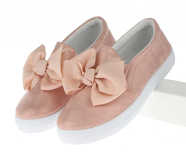 rozowe-trampki-wsuwane-tenisowki-slip-on-z-kokarda