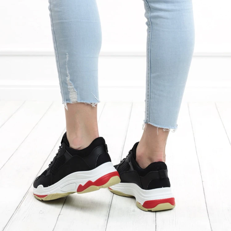 czarne-biae-buty-sportowe-damskie-sneakersy-na-gru