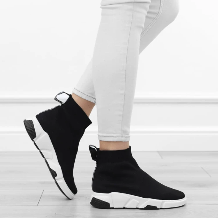 czarne-sportowe-damskie-sneakersy-buty-skarpetkowe