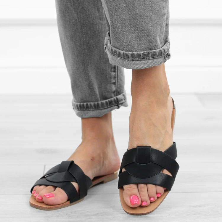 czarne-klapki-boho-damskie-sanday