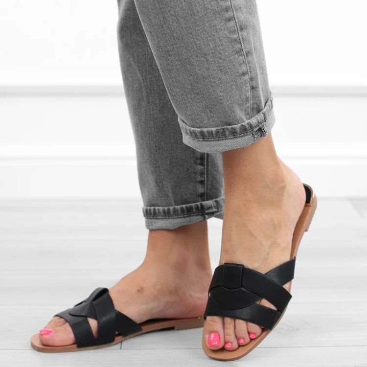 czarne-klapki-boho-damskie-sanday