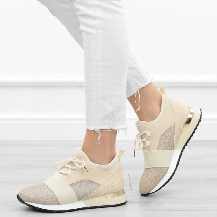 bezowe-zote-sneakersy-adidasy-damskie-sportowe