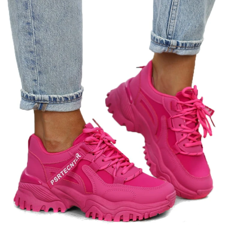 fuksjowe-rozowe-damskie-sneakersy-na-grubej-podesz